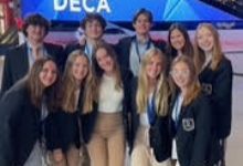 Students at DECA competition