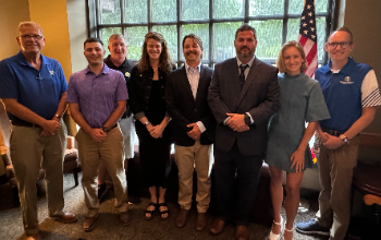 HOF inductees with Jim Renner, Tom Nerl and Steve Estepp