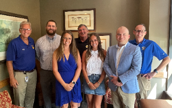 HOF inductees with Jim Renner, Tom Nerl and Steve Estepp