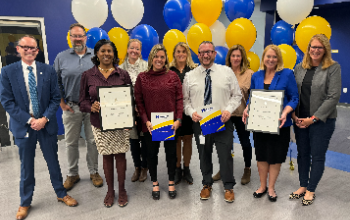 Board of Education with Steve Estepp, Brian Sugerman, Jackie Heinzelmann, Ericka Simmons and Tami Croll