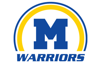 M Warriors Half Circle Logo