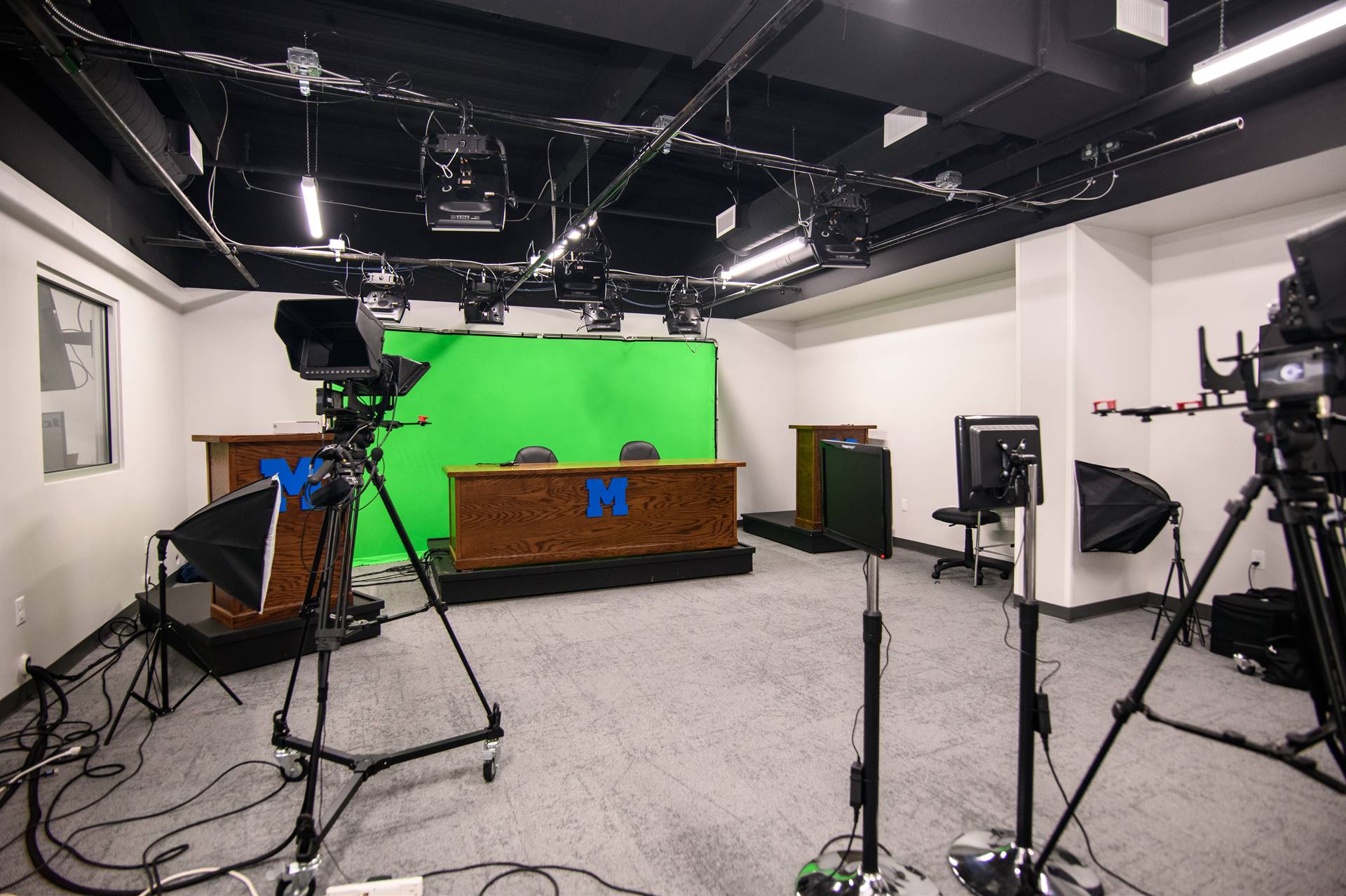 Mariemont High School Brennaman broadcast suite