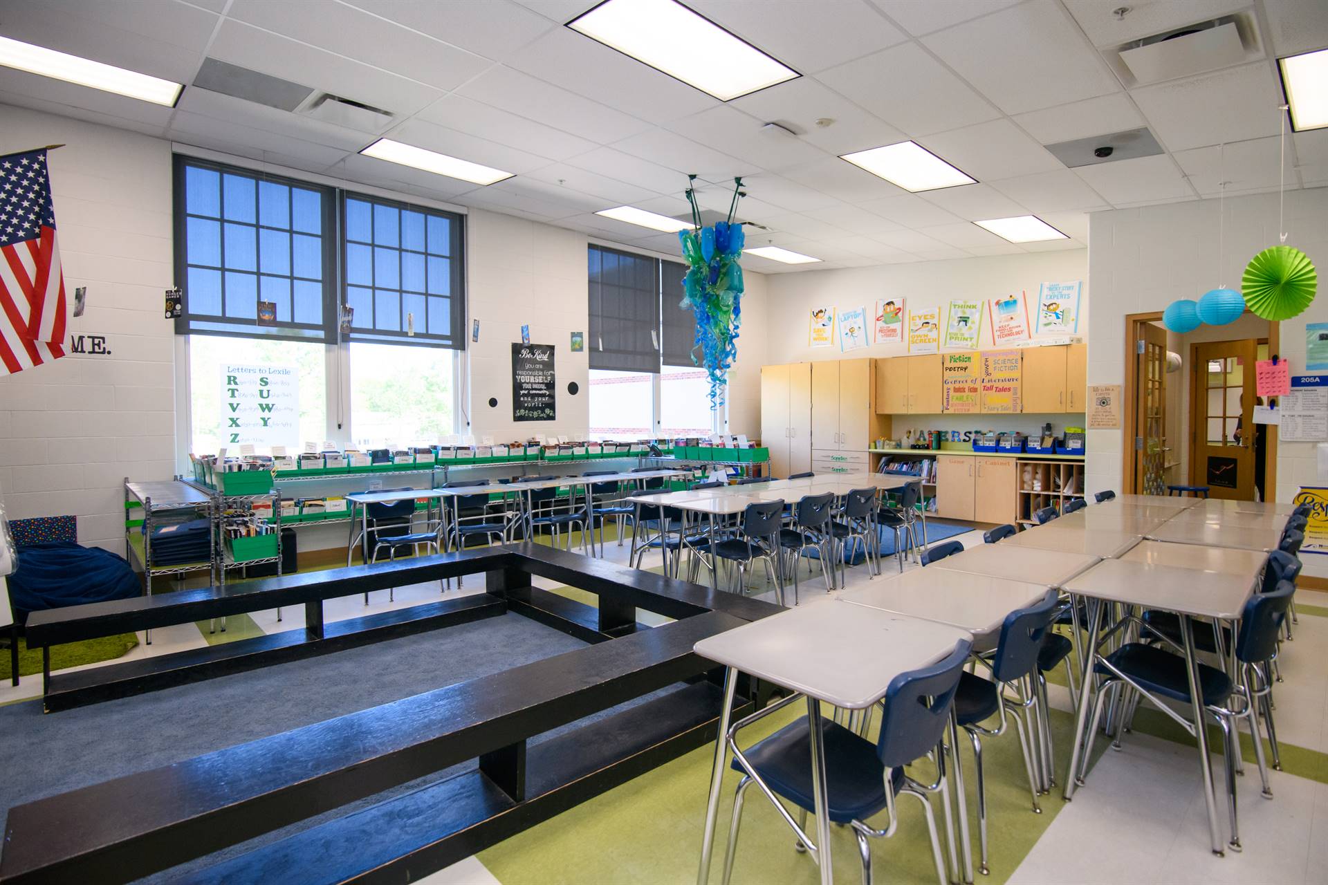 Terrace Park Elementary School fifth grade classroom