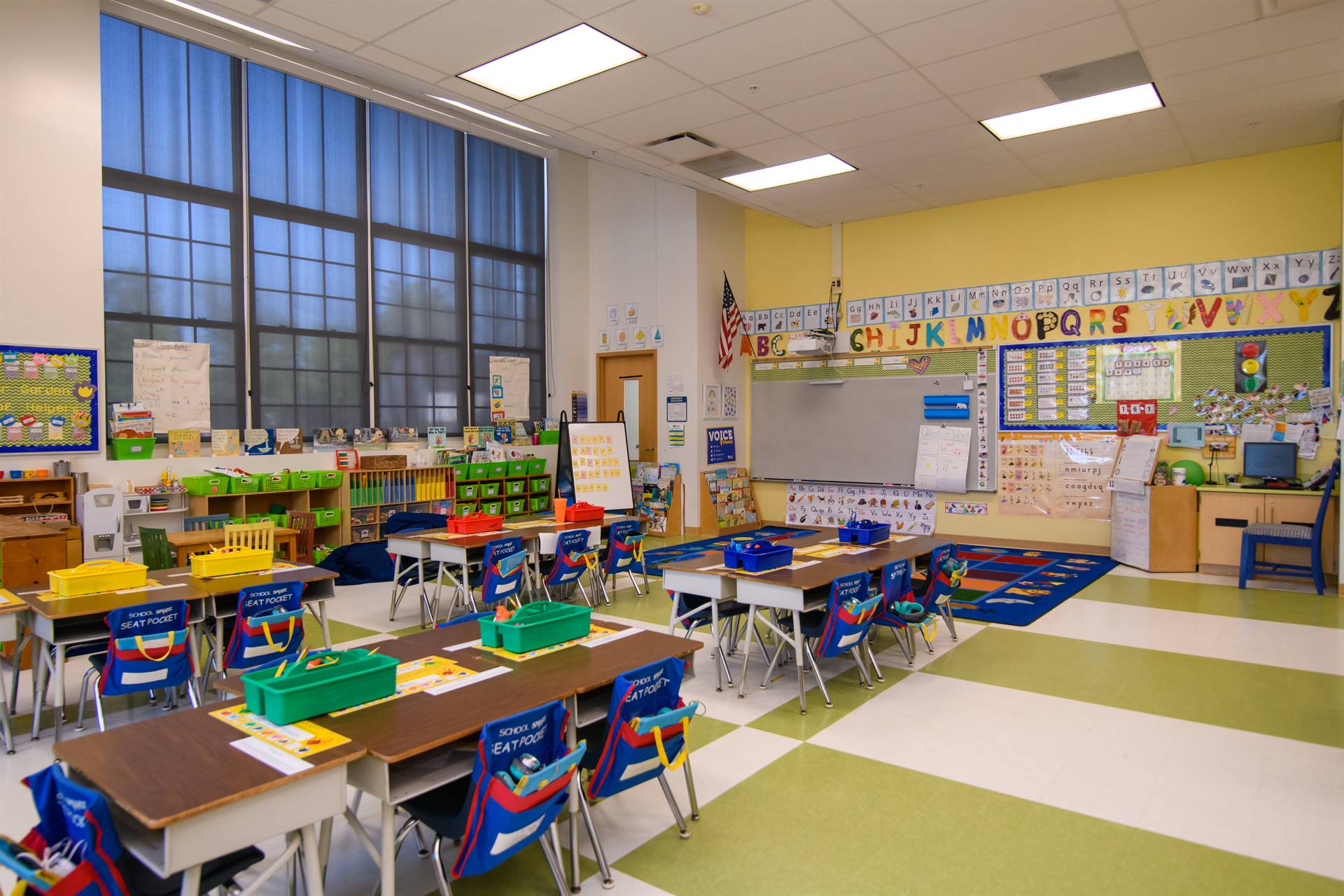 Terrace Park Elementary School kindergarten classroom