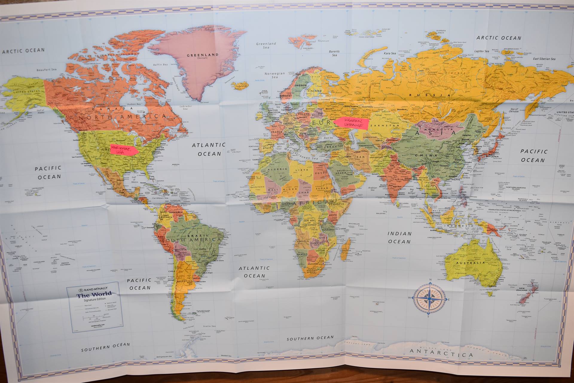 world map