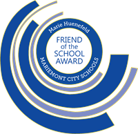 Marie Huenefeld Friend of the School Award logo